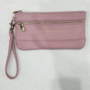 Adrienne Vittadini Pink Wristlet